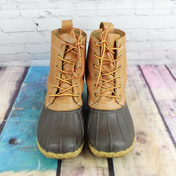 LL BEAN Waterproof Duck Boots Bean Boots M 9  L 11 - Picture 5 of 9
